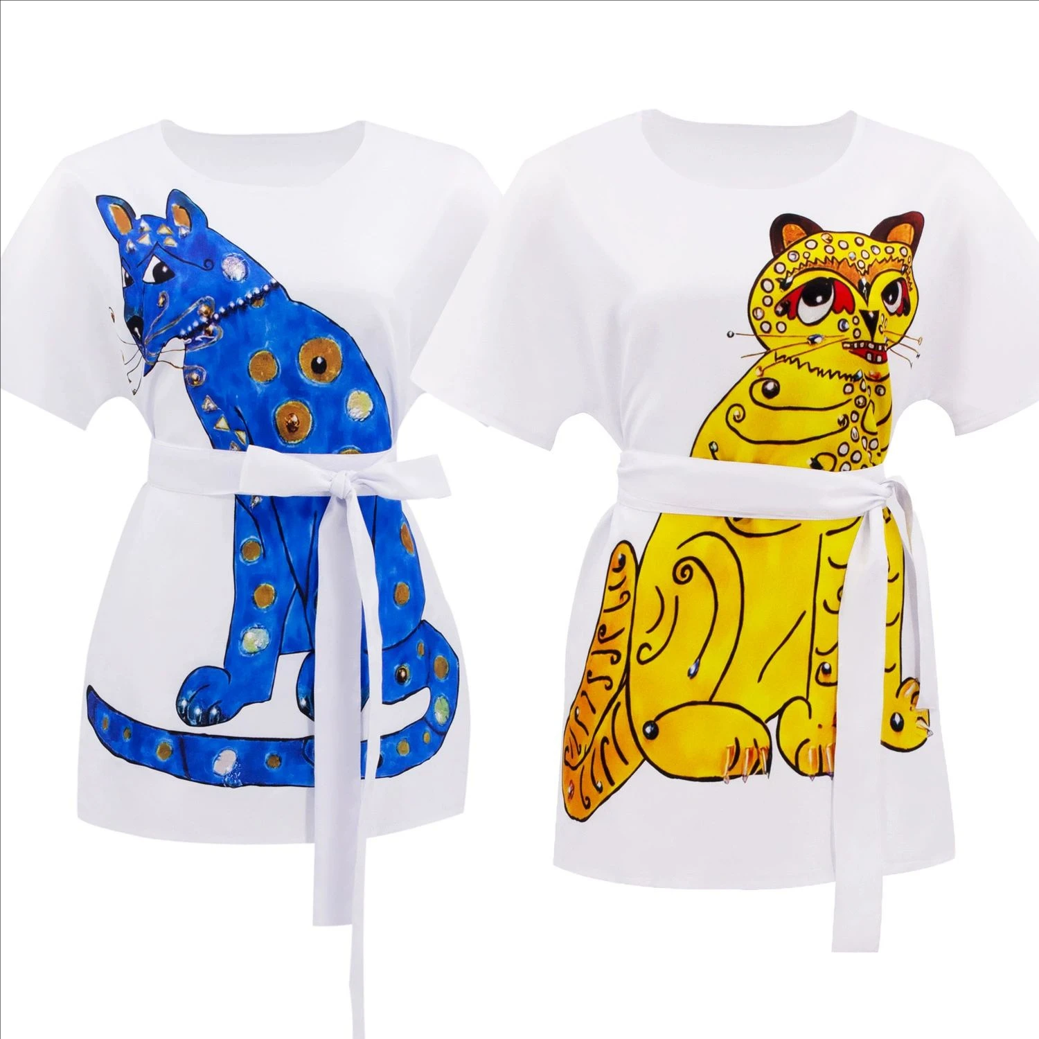 Vintage Fashion Dresses - アニのコスプレ衣装、アグネッタの仮装、アニ＝フリッド、アグネッタの猫のドレス、映画「70年代」の女性コスチューム、ヴィンテージドレス、Tシャツ。